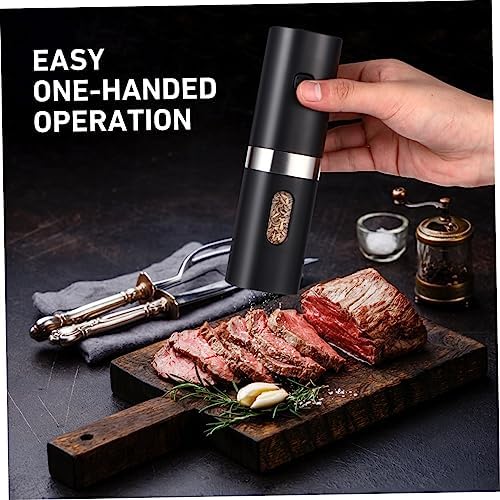 Automatic Pepper Salt Grinder Set with Stainless Steel Ball