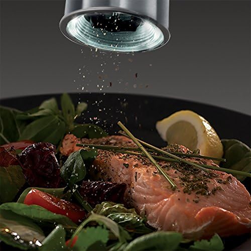 Russell Hobbs Battery-Powered Salt Pepper Grinder Stainless Steel Silver Eco-Friendly