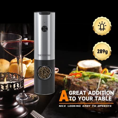 Convenient Electric Salt Pepper Grinder Set