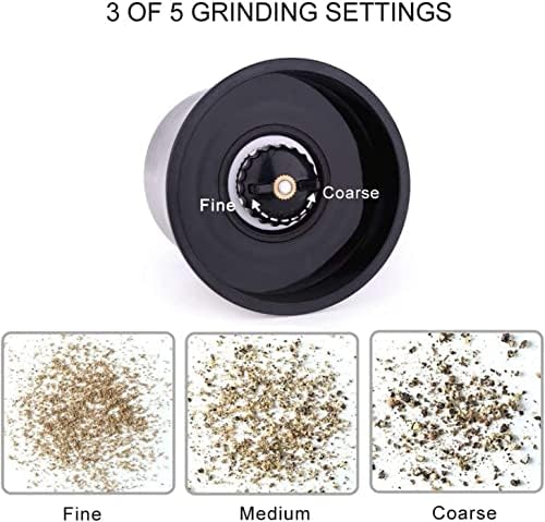 Adjustable Salt Pepper Mill Set