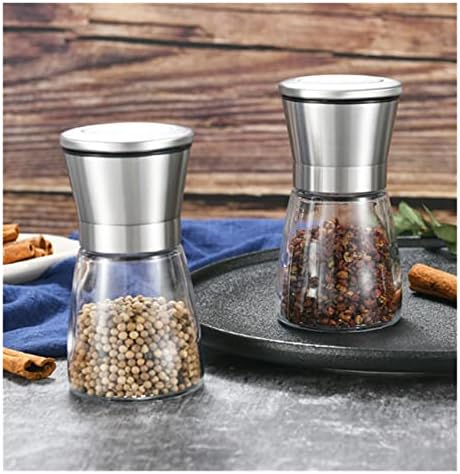 2pc Refillable Pepper and Salt Mill Set