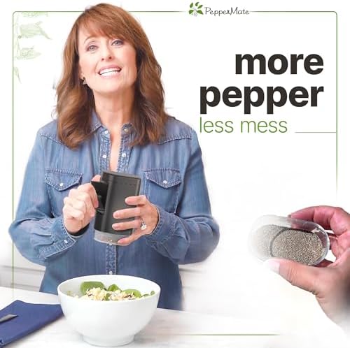 Adjustable Precision Manual Pepper Grinder - High-Efficiency Salt Pepper Mill Set