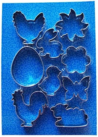 REDLEV 9 Piece Stainless Steel Cookie Cutter Set