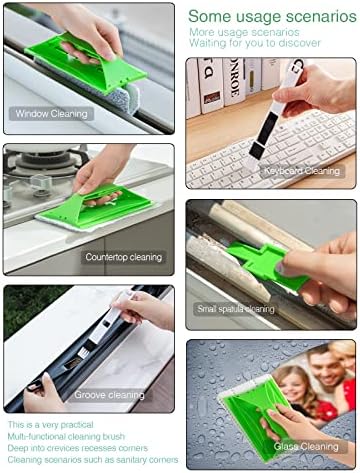 6-Piece Door and Window Track Cleaning Brush Set