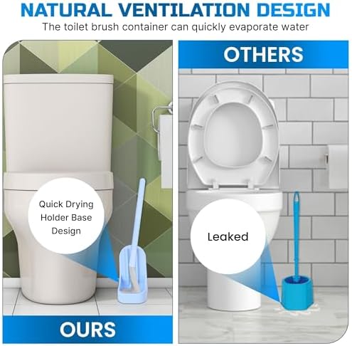 SIUSYACI Golf Toilet Brush Effortless Long Handle for Deep Cleaning