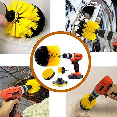 Hongfa23-Piece Drill Brush Attachment Set for Tile Sinks and More