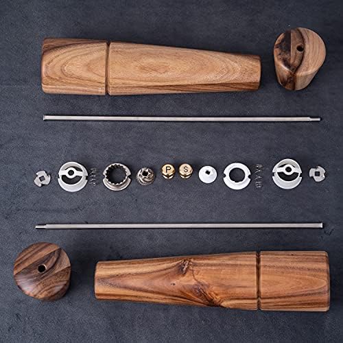 Stylish 32cm Salt and Pepper Mill Set - Perfection in Handmade Design