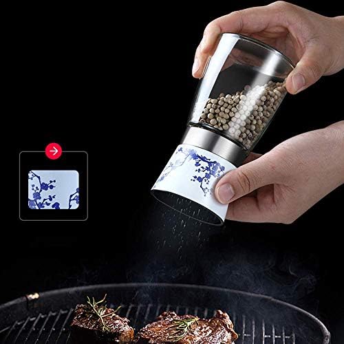 SDNeNest Salt and Pepper Grinder Set Precision Grading Aesthetic Design for Kitchen