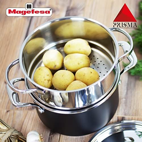 Premium 1810 Stainless Steel Steam Pot with Easy Cleaning