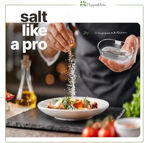 Adjustable Precision Manual Pepper Grinder - High-Efficiency Salt Pepper Mill Set