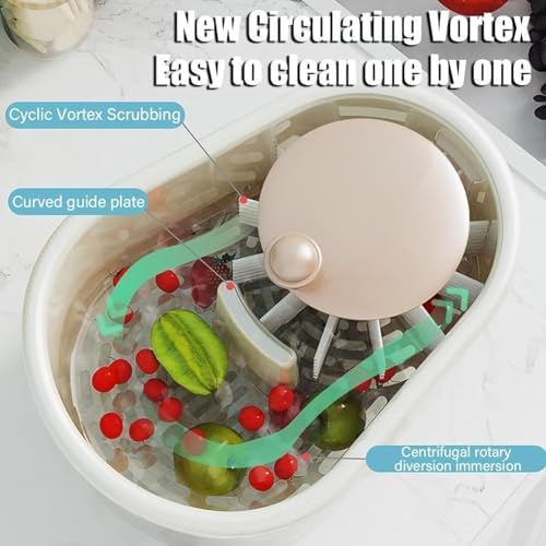 Fruit Cleaner Spinner Green