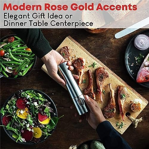Precise Salt Pepper grinder with 2 settings Fine Coarse